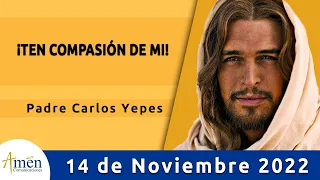 Evangelio De Hoy Lunes 14 Noviembre 2022 l Padre Carlos Yepes l Biblia l  Lucas 18,35-43 l Católica