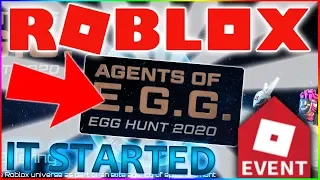 [🥚EVENT] ROBLOX EGG HUNT 2020: AGENTS OF EGG HAS OFFICIALLY STARTED