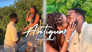 WE'RE ENGAGED | The Proposal Video (Antigua Vlog)