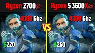 Ryzen 2700 vs Ryzen 3600x in 12 Games!