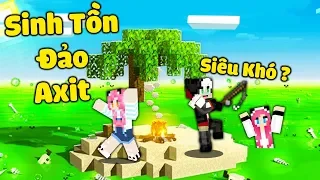 REDHOOD THỬ THÁCH 24 GIỜ SINH TỒN TRÊN ĐẢO AXIT TRONG MINECRAFT*1 NGÀY MỀU SỐNG TRÊN HỒ AXIT MCPE