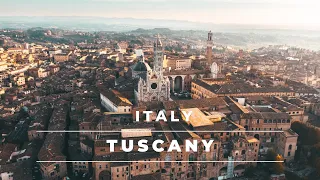 Tuscany, Italy in 4k 🇮🇹 | Drone tour of the beautiful hills and towns of Tuscany