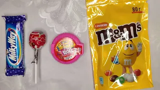 UNPACKING SWEETS m&ms @Milky Way& Chupa Chups #asmr #candy#unpacking #m&ms#sweet