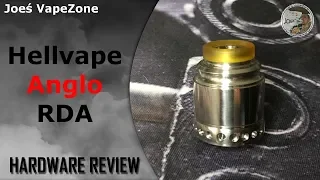 Hellvape Anglo RDA & Tasty Ohm Coil Build + Wick REVIEW #JoesVapezone