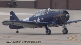 2012 Wings Over Whiteman Air Show James Leavelle T-6 Texan highlights (Sunday)