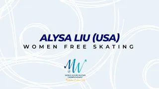 Liu (USA) | Women FS | ISU World Figure Skating Championships 2022 | Montpellier | #WorldFigure