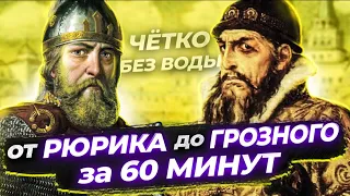 👑 От Рюрика до Грозного за 60 минут, по полочкам ! ЕГЭ История