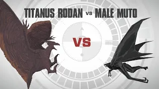 Titanus Rodan vs Male Muto | Battle FACE OFF | In-Depth Combat Analysis