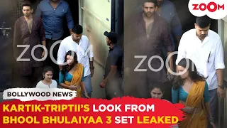 Kartik Aaryan, Triptii Dimri's look from Bhool Bhulaiyaa 3 set LEAKED, pics go VIRAL