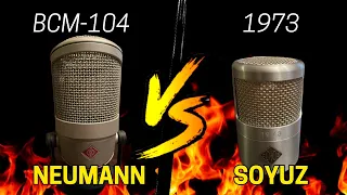 Neumann BCM-104 vs Soyuz 1973: Broadcast-Ready Microphone Shootout