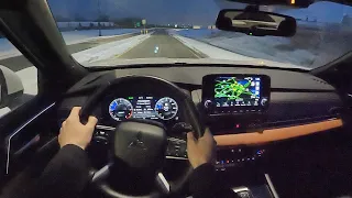2022 Mitsubishi Outlander - POV Night Drive (Binaural Audio)