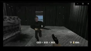GoldenEye 007 - Critical Countdown by Wreck - 007 - Enemy reaction speed 100 % - Craddle - Dying