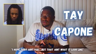 Tay Capone On Lil jay denying Cook County Footage of a man sitting on his lap on FYB J Mane's Live!😳