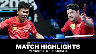 Timo Boll vs Xiang Peng | MS R32 | WTT Star Contender Lanzhou 2023