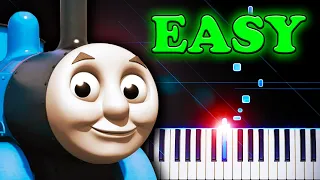 Thomas the Tank Engine Theme - EASY Piano Tutorial