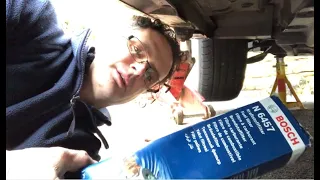 BMW X3 E83 2.0d diesel fuel filter change