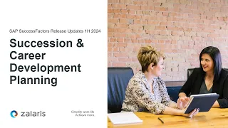 SAP Succession & Career Development Planning | SuccessFactors 1H 2024 Release Updates
