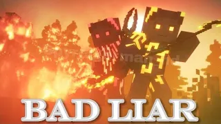 Ingressus X Achillean "Bad Liar" Songs of War S3 Minecraft Music video