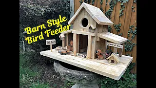 Making A Barn Style Bird House Feeder