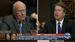 Testy exchange between Sen. Leahy and Brett Kavanaugh