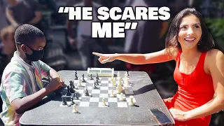 10-Year-Old Chess Prodigy Tries To Embarrass Me