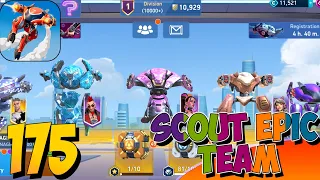 Mech Arena - Gameplay Walkthrough Part 175 - SCOUT EPIC TEAM🔥OMG!(iOS,Android)