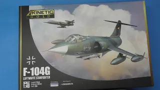 Sprue Review Kinetic 1/48 F-104G Luftwaffe Starfighter