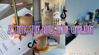 Aesthetic study notes TikTok compilation