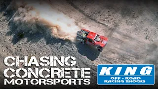 Chasing Concrete Motorsports - Raw Heli Footage - Parker 425 2021