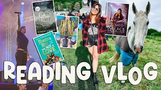 WEEKLY READING VLOG 📖 My First Music Festival & A 24 Hour Readathon 🎶#223