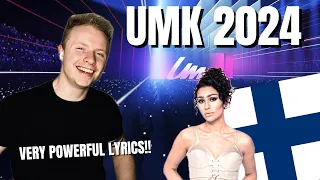 FIRST REACTION TO UMK 2024 (Sara Siipola - Paskana)