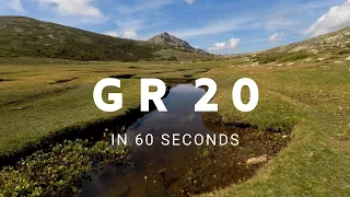 Corsica's GR20 in 60 seconds