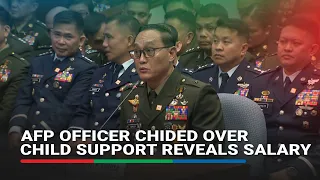 'Wala naman ganyanan': AFP officer scolded for lying about child support | ABS-CBN News