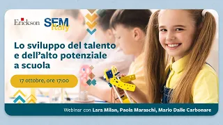 Lo sviluppo del talento e dell’alto potenziale a scuola. Modelli e buone pratiche.