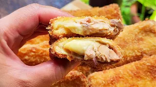 CHEESY TUNA BREAD | Melt in your Mouth ang Sarap!