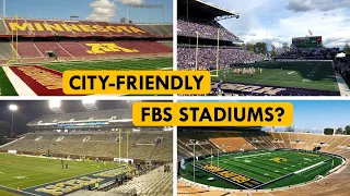 10 College Football Stadiums That Don't Completely Ruin Their Cities