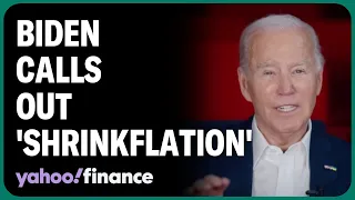 Biden voices 'shrinkflation' concerns through snack prices