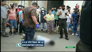 Cámaras de seguridad captan el asesinato de un hombre en el cantón Milagro