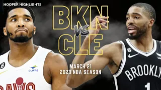 Brooklyn Nets vs Cleveland Cavaliers Full Game Highlights | Mar 21 | 2023 NBA Season