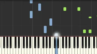 Dance Of The Sugar Plum Fairy Tchaikovsky  [ Easy Piano Tutorial] Synthesia