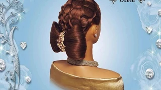 Бантик из волос Вечерняя прическа beautiful hairstyle How to Make a Hair Bow hairstyle