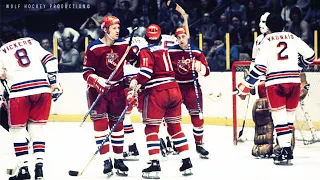 ESPOSITO VS KHARLAMOV New York Rangers vs CSKA (Red Army) Superseries 75-76 Game Highlights