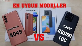 Samsung Galaxy A04s -vs- Xiaomi Redmi 10c ( 5000TL YE KADAR ALINACAK MODELLER! )