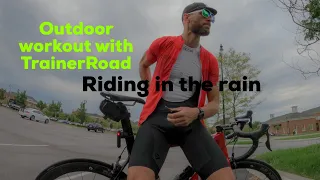 Outdoor TrainerRoad Workout (highly recommend)