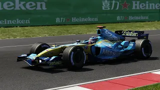 Renault R25 at Shanghai in Assetto Corsa