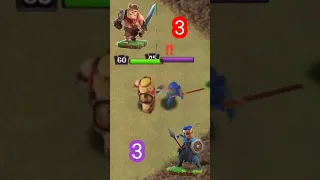 Barbarian King vs Royal champion #coc#clasher #supercell#viral#shorts