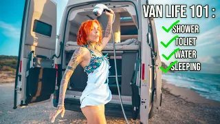 how I shower living in a van…