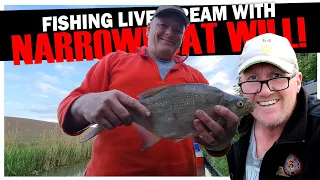 Fishing Livestream Chat on the Grand Union Leicester Line With NarrowboatWill