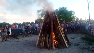 Калинковичи Ивана Купала костер 06 07 2018 часть 6 конец.