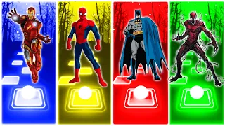 🔵Iron Man🟡Spider Man🔴Batman🟢Carnage🔮🎵TILES HOP